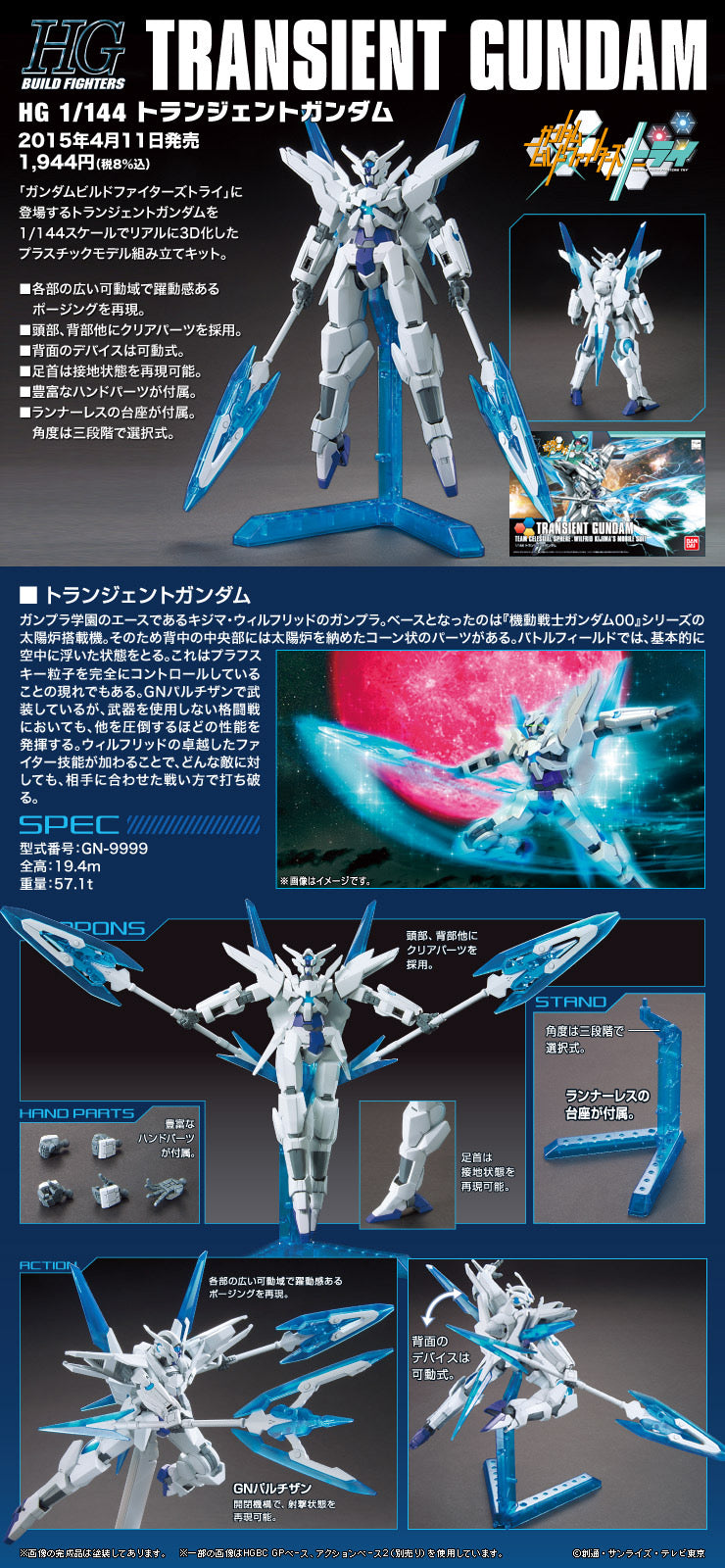 HGBF 1/144 瞬變高達