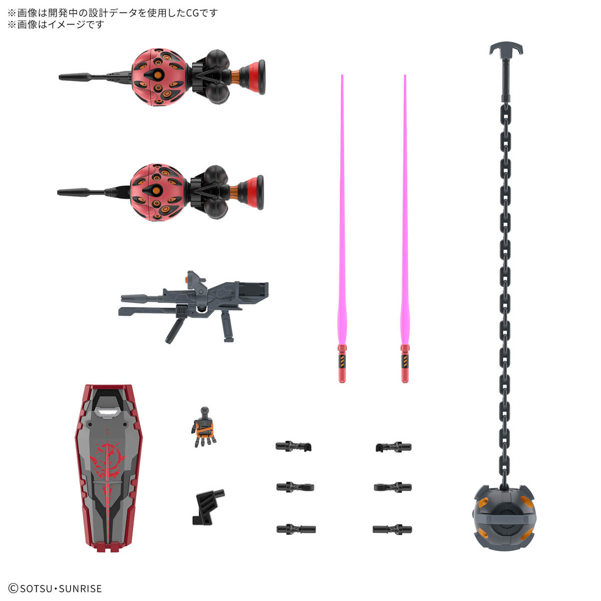 HG 1/144 赤いガンダム 紅色高達