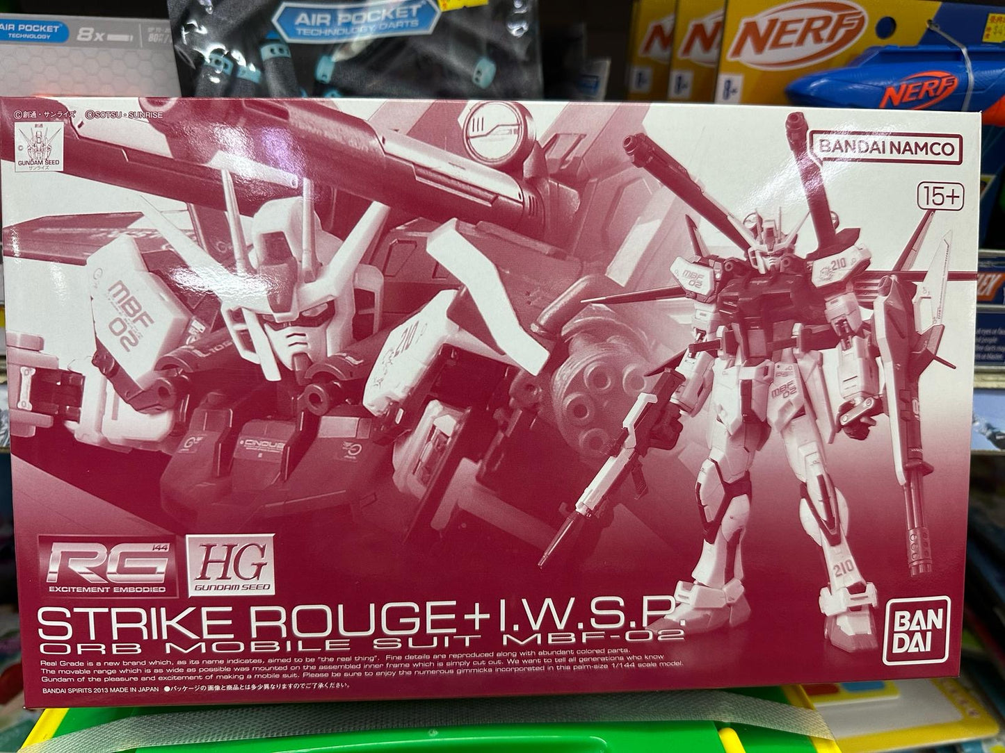 RG 1/144 STRIKE ROUGE + HG 1/144 I.W.S.P. 【PB Showroom 限量再販!】