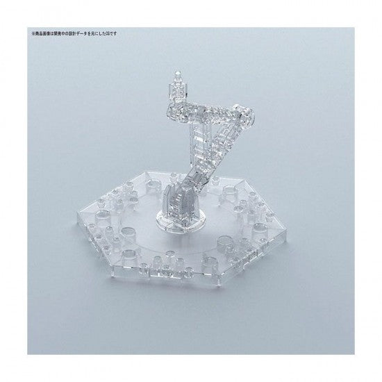 多角度活動台座 5 六角型 透明色