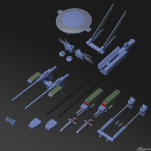 MG 1/100 ガンダムF90用 ミッションパック Eタイプ&Sタイプ(F90 A to Z PROJECT)