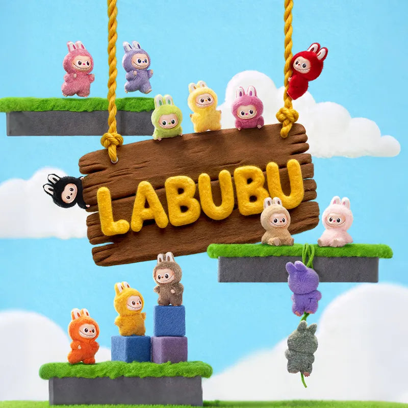 THE MONSTERS 心底密碼系列 - 搪膠毛絨掛件盲盒(A-M)LABUBU 拉布布 4.0