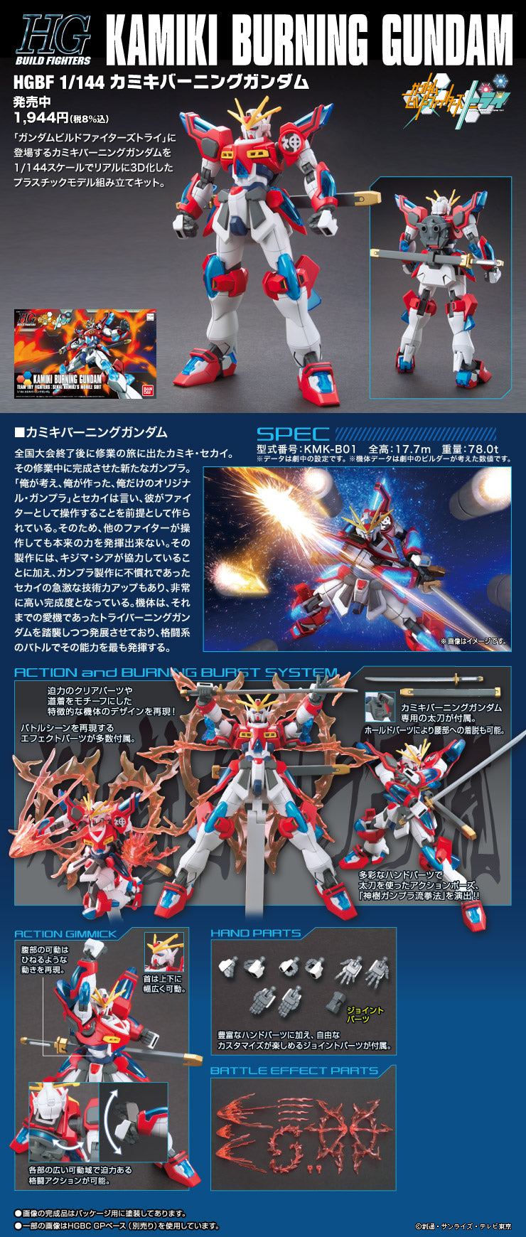 HGBF 1/144 Shenmu Explosive Gundam