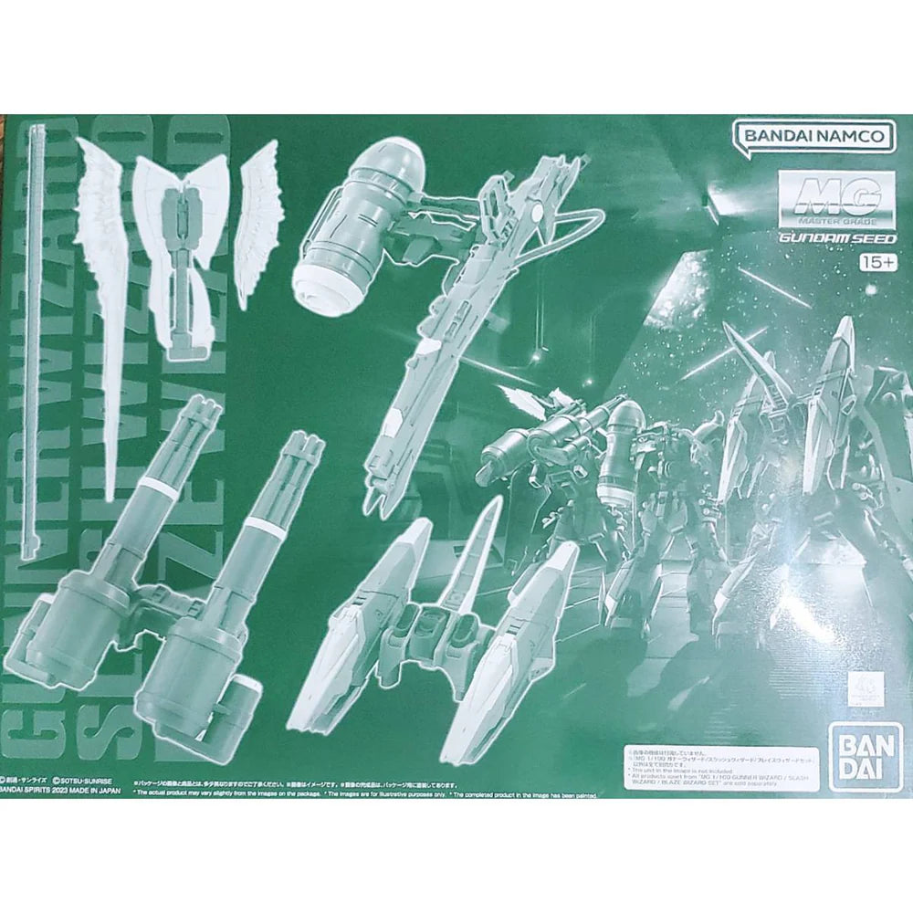 MG 1/100 ガナーウィザード/スラッシュウィザード/ブレイズウィザードセット (輔助裝備套裝)