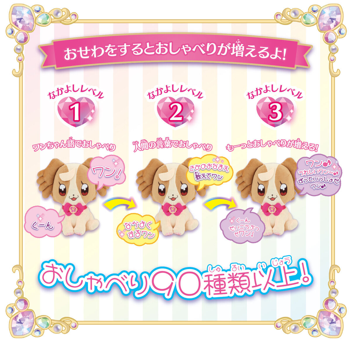 BANDAI Pretty Cure Wonderful Wonderful Pet Paparazzi Wheat Interactive Doll