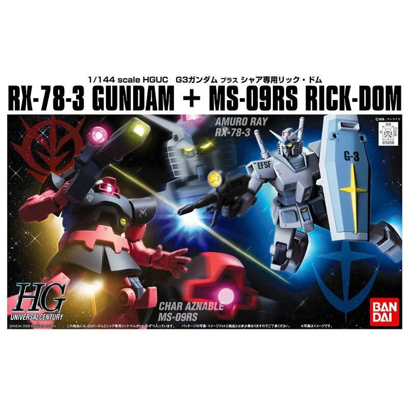 HGUC 1/144 G-3 Gundam Tsushima Saliki Daemon Set