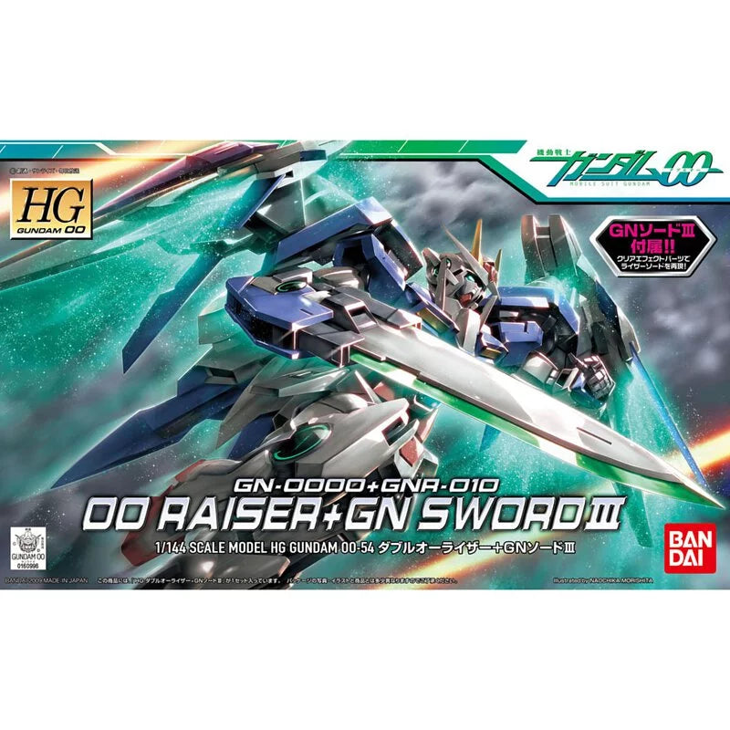 HG 1/144 OO Gundam Enhanced Form with GN Long Sword Type III