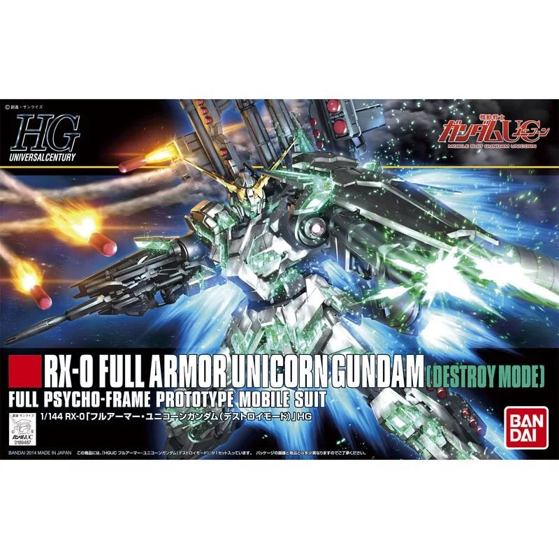 HGUC 1/144 Fully Armed Unicorn Gundam (Destruction Mode)