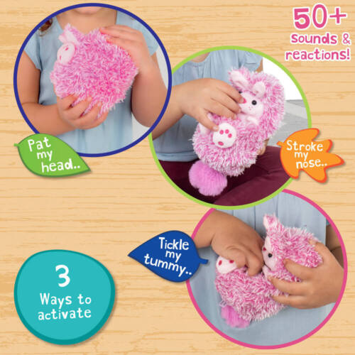 Curlimals Interactive Soft Toy Bo the Bunny interactive figure