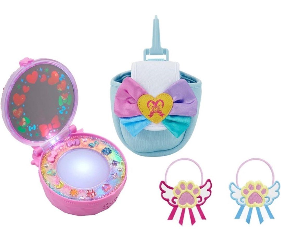 BANDAI PreCure Wonderful Wonderful Pet Transformation Compact + Bag Special Set