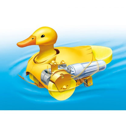 Tamiya 工作樂 Swimming Duck 出水能跑入水能游 鴨子機械人教育模型 (黃色版)