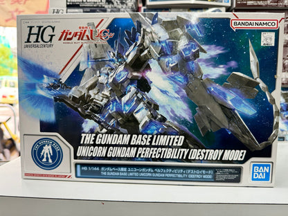 HGUC 1/144 台場 Gundam Base限定 完美獨角獸鋼彈 (毀滅模式) Unicorn Gundam Perfectibility (Destroy Mode)