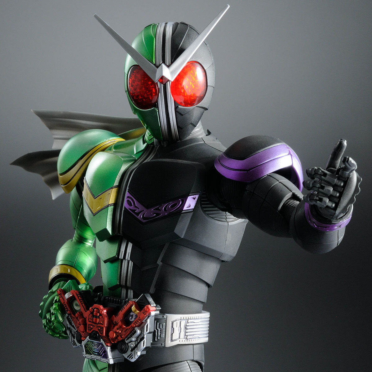 MG FIGURE-RISE ARTISAN 仮面ライダーW サイクロンジョーカー 匠人系列 幪面超人 W 旋風皇牌