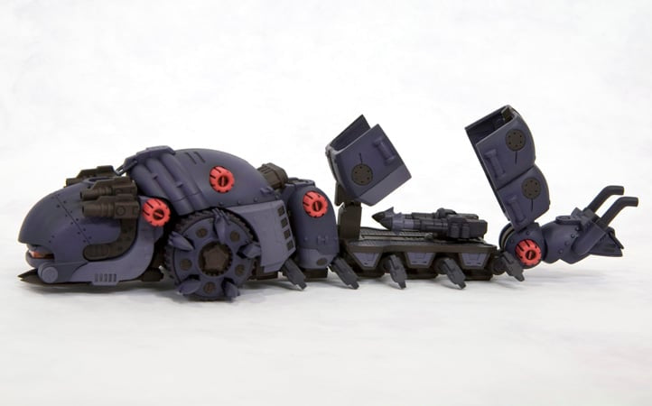 Kotobukiya 壽屋 ZOIDS 索斯機械獸 012 天蠶 長距離砲裝備型 & 載運天蠶 MOLGA AA & MOLGA Carrier