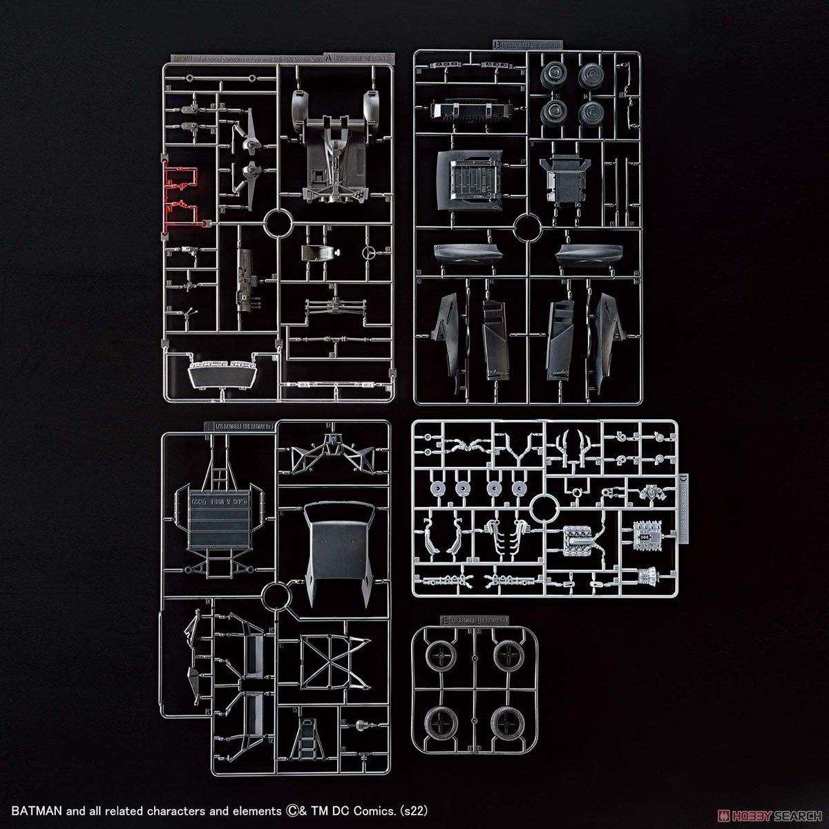 Bandai DC 蝙蝠俠 蝙蝠車 The Batman Ver. 1/35