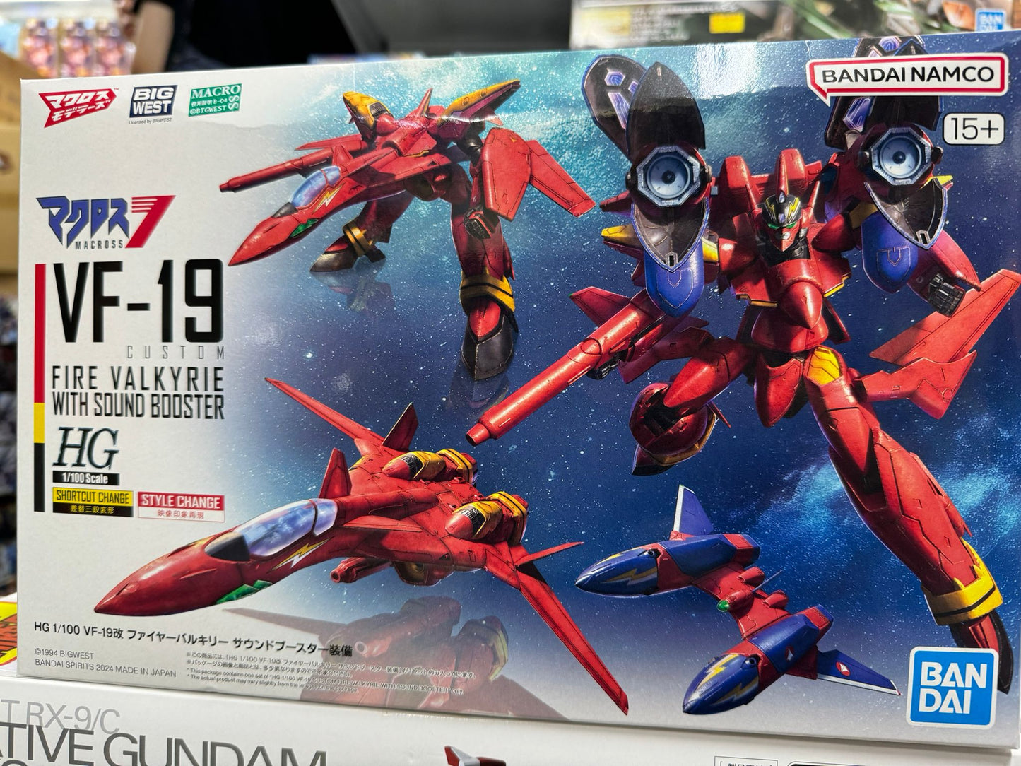 HG 1/100 超時空要塞 VF-19改 火焰女武神 及 聲響擴音器