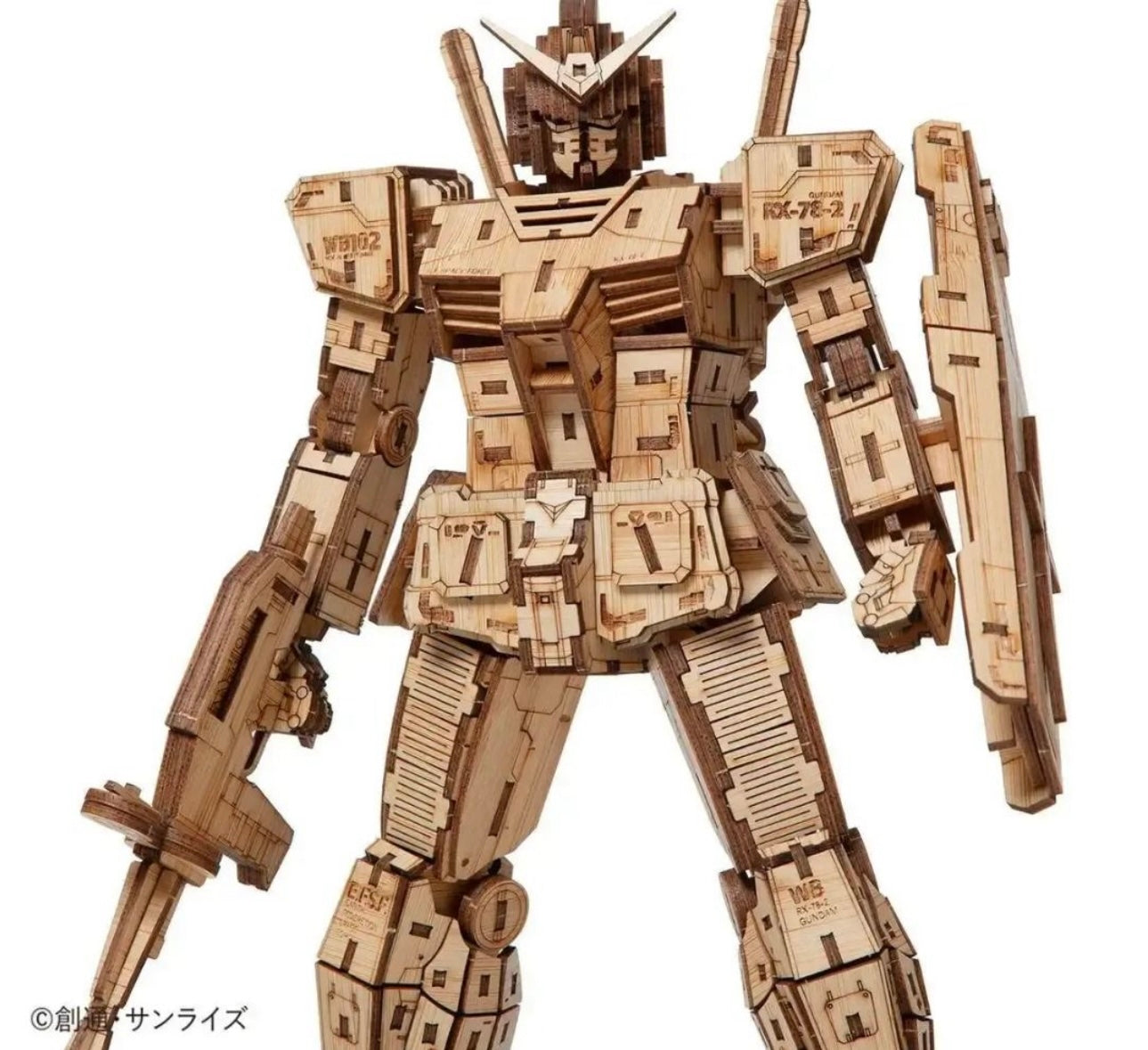 【境內限定】 Bamboo Art wa-gu-mi RX-78-2 ガンダム (竹製高達)￼