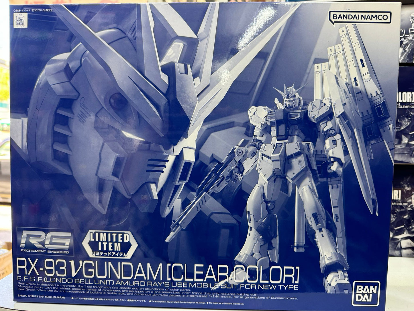 RG 1/144 RX-93 Nu Gundam Clear Color 彩透版