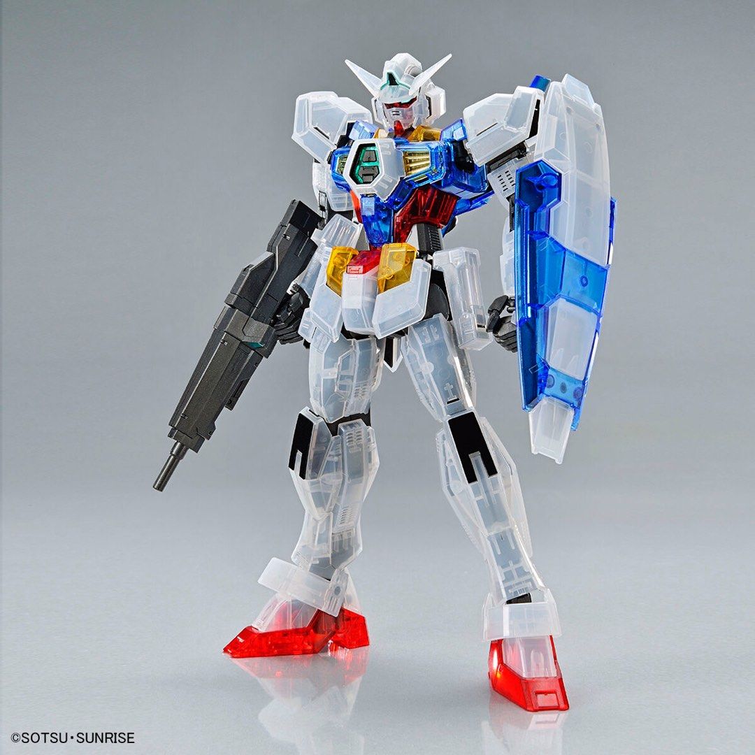 MG 1/100 Gundam AGE-1高達普通型+泰坦型及飛燕型換裝 台場限定 (透明版)