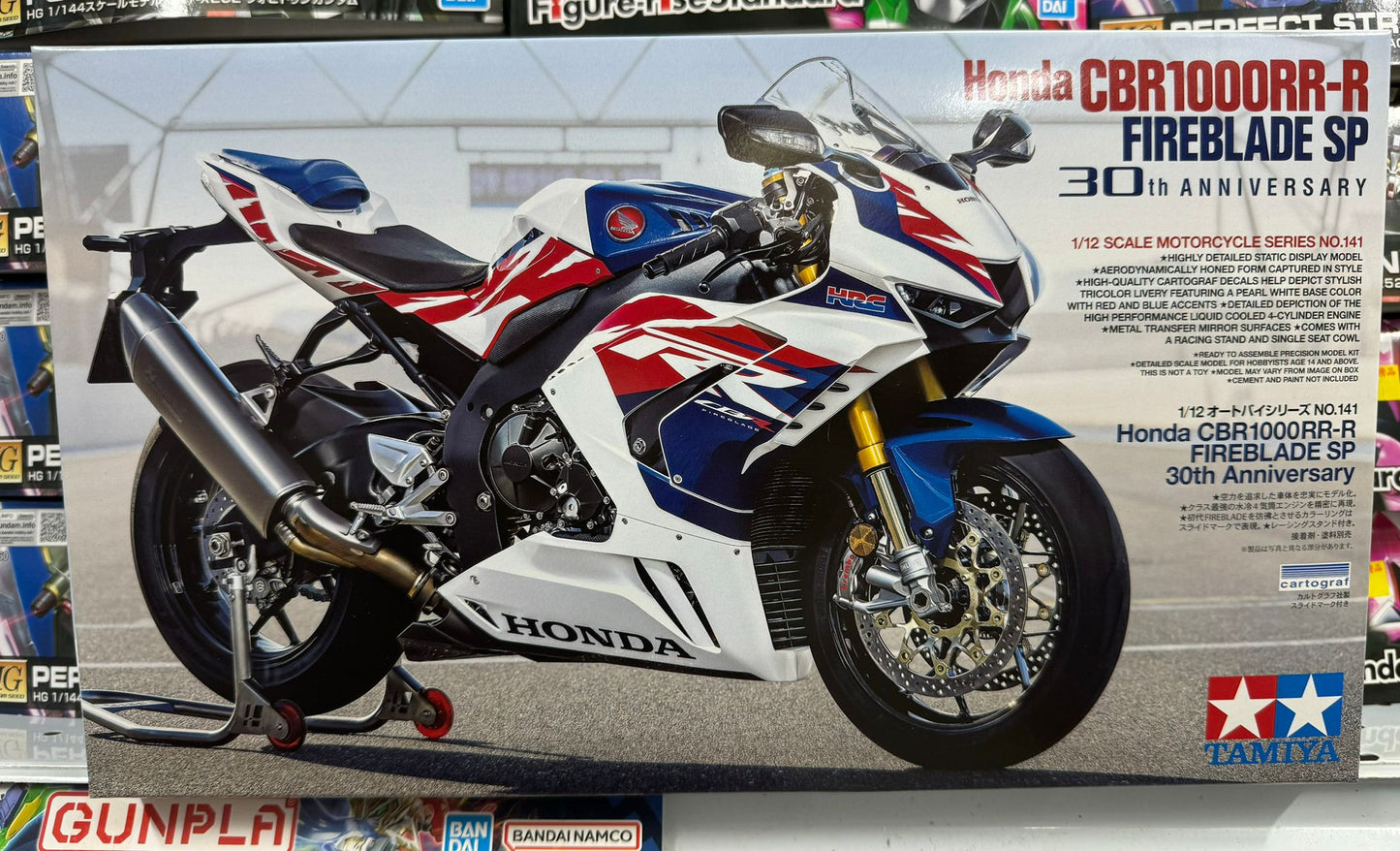 Tamiya 14141 1/12 Honda CBR1000RR-R FIREBLADE SP 30th Anniversary (30週年紀念配色)￼