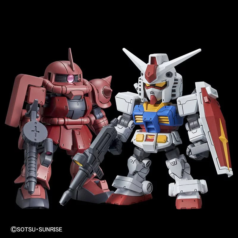 SDCS Gundam series RX-78-2 Gundam and Masa exclusive Zaku II set