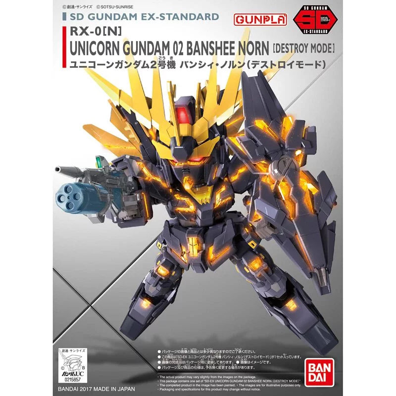 SD Gundam EX-Spec 015 Unicorn Gundam Unit 2 Banshee Noah (Destruction Mode)