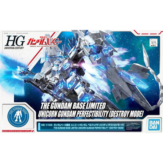 HGUC 1/144 台場 Gundam Base限定 完美獨角獸鋼彈 (毀滅模式) Unicorn Gundam Perfectibility (Destroy Mode)