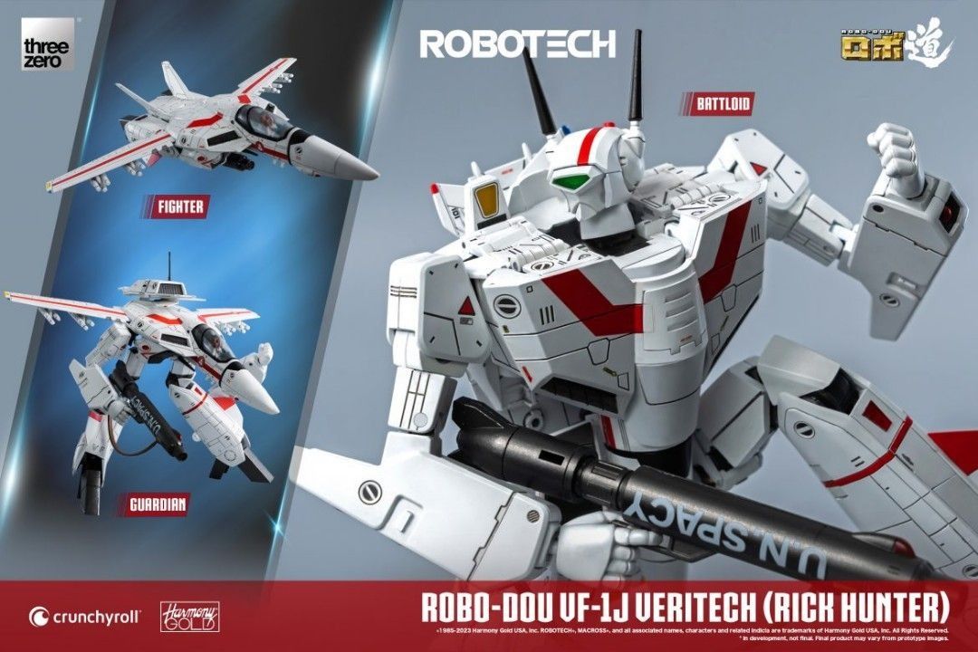 Threezero 超時空要塞 Robo-Dou Robotech VF-1J Veritech (Rich Hunter) 變形戰鬥機 (獵龍)