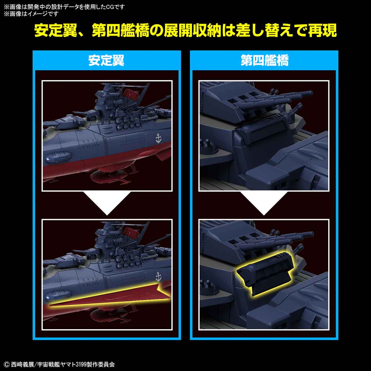 1/1000 宇宙戦艦ヤマト3199（第3次改装型：参戦章叙勲式典記念塗装）(未發售Coming Soon🚚)