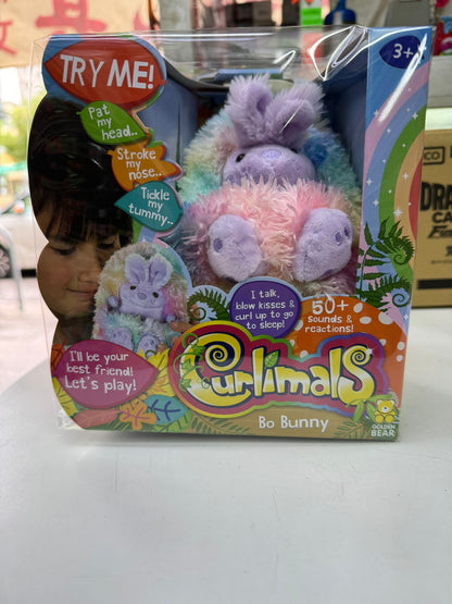 Curlimals Interactive Soft Toy Bo the Bunny 互動公仔