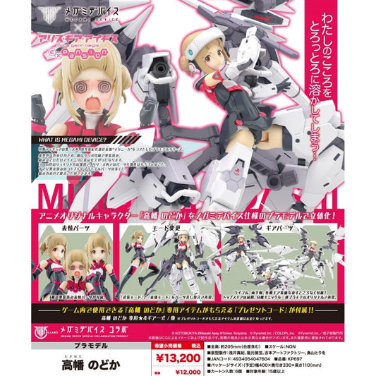 Kotobukiya 壽屋 女神裝置 機戰少女Alice x Megami Device 高幡長閑