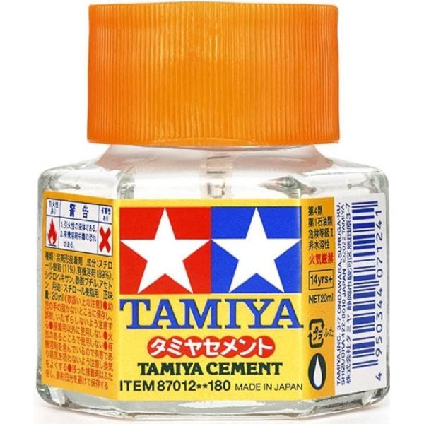 Tamiya 87012 橘蓋 橙蓋模型膠水 20ml