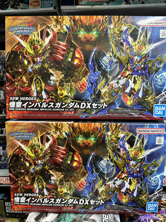 SD Gundam World Heroes Collection Goku Shock Gundam DX Set