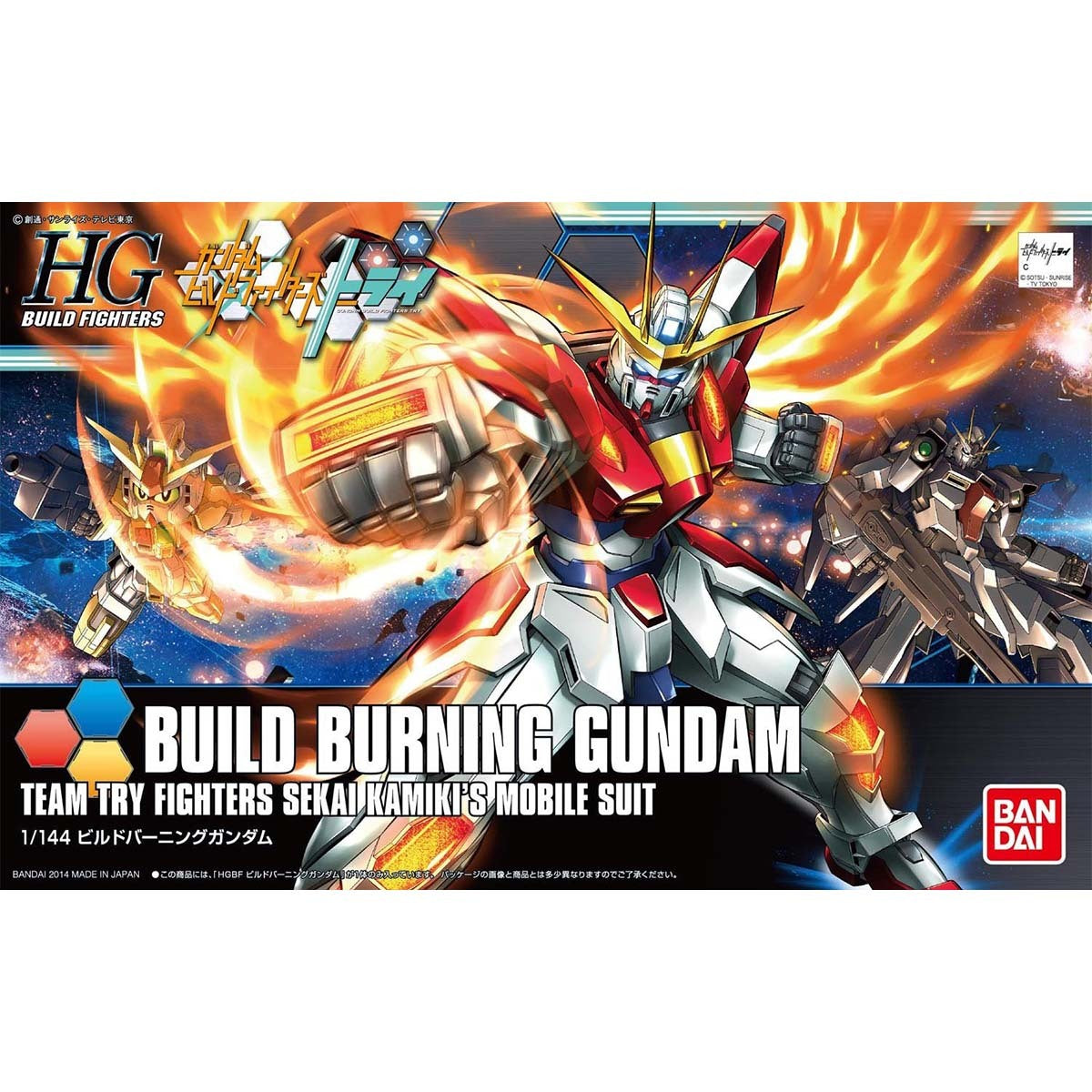 HGBF 1/144 創建爆熱高達 ビルドバーニングガンダム