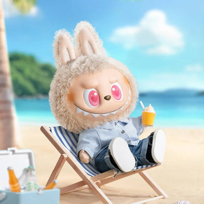 THE MONSTERS-Labubu FLIP WITH ME Vinyl Plush Doll 夏日浪大娃 四眼切換搪膠毛絨公仔