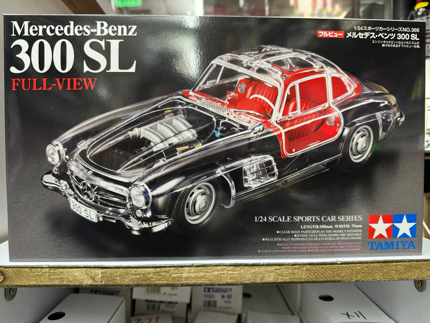 Tamiya 24366 1/24 “Full-View” Mercedes-Benz 300 SL