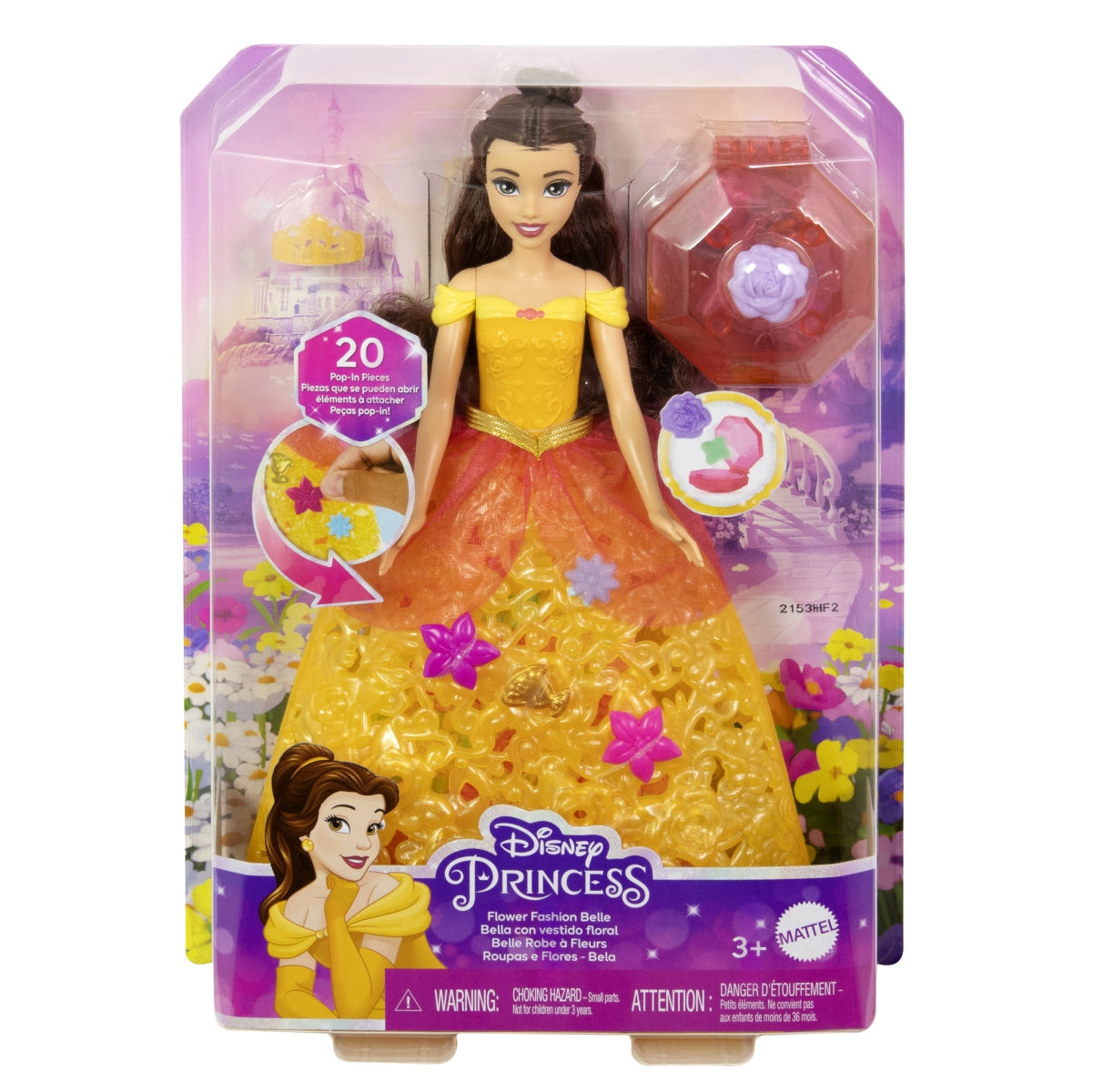 HWB41 Disney Princess Flower Fashion Belle Doll