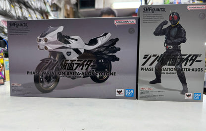 S.H.Figuarts PHASE VARIATION BATTA-AUGS連CYCLONE電單車