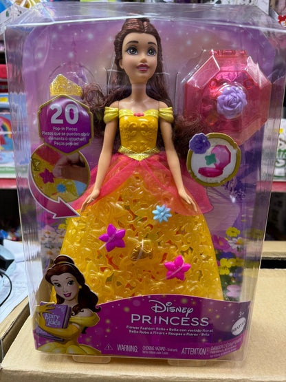 HWB41 Disney Princess Flower Fashion Belle Doll