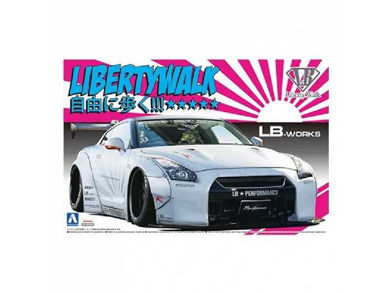 AOSHIMA 1/24 LB WORKS 日產 NISSAN R35 GT-R Ver.2 Liberty Walk No.10