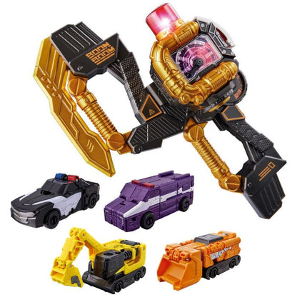 Bandai Sentai Runner DX Blast Charge Ax Black Todoroki Warrior &amp; Orange Todoroki Warrior Complete Set