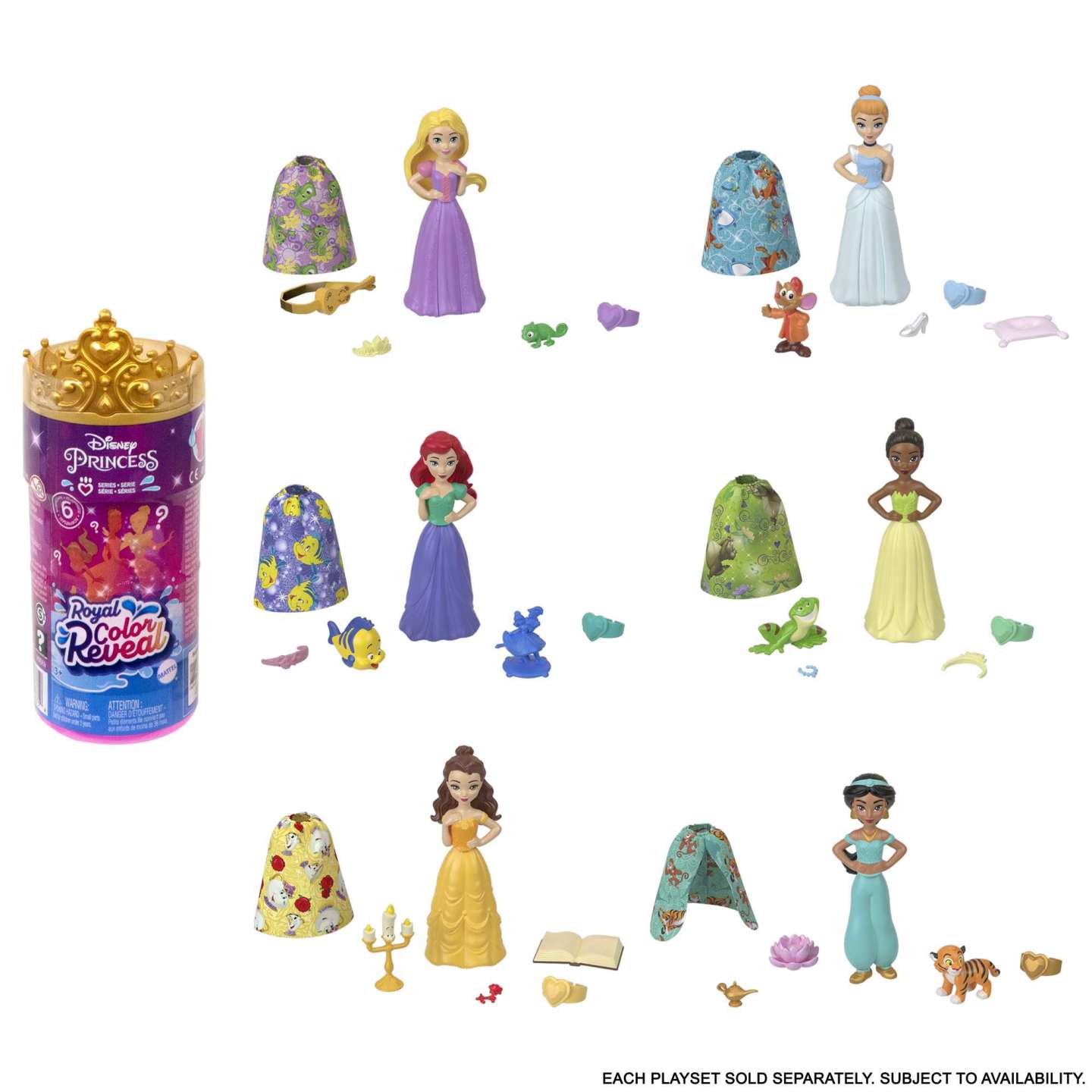 Disney Princess Royal Color Reveal Assortment (隨機發貨)