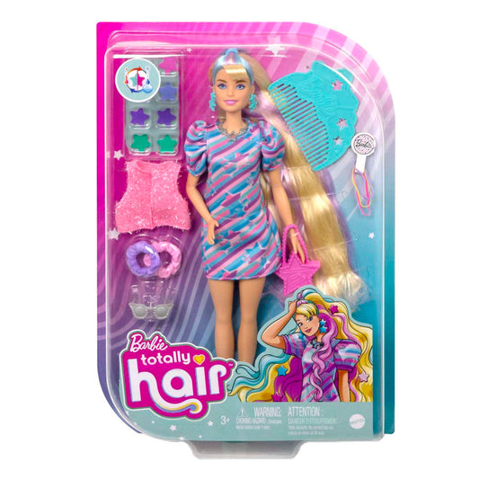 HCM88 Barbie Totally Hair Star-Themed Doll