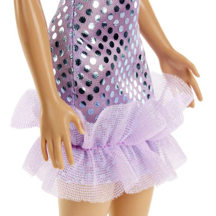 HJR93 Blonde in Lavender Metallic Dress