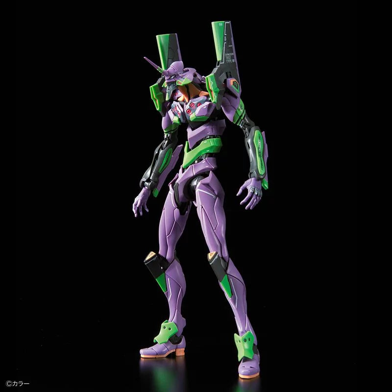 RG 泛用人型決戰兵器人造人 EVA 初號機 DX 連發射台套裝