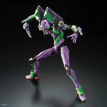 RG 泛用人型決戰兵器人造人 EVA 初號機 DX 連發射台套裝