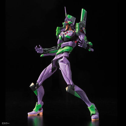 RG 泛用人型決戰兵器人造人 EVA 初號機 DX 連發射台套裝