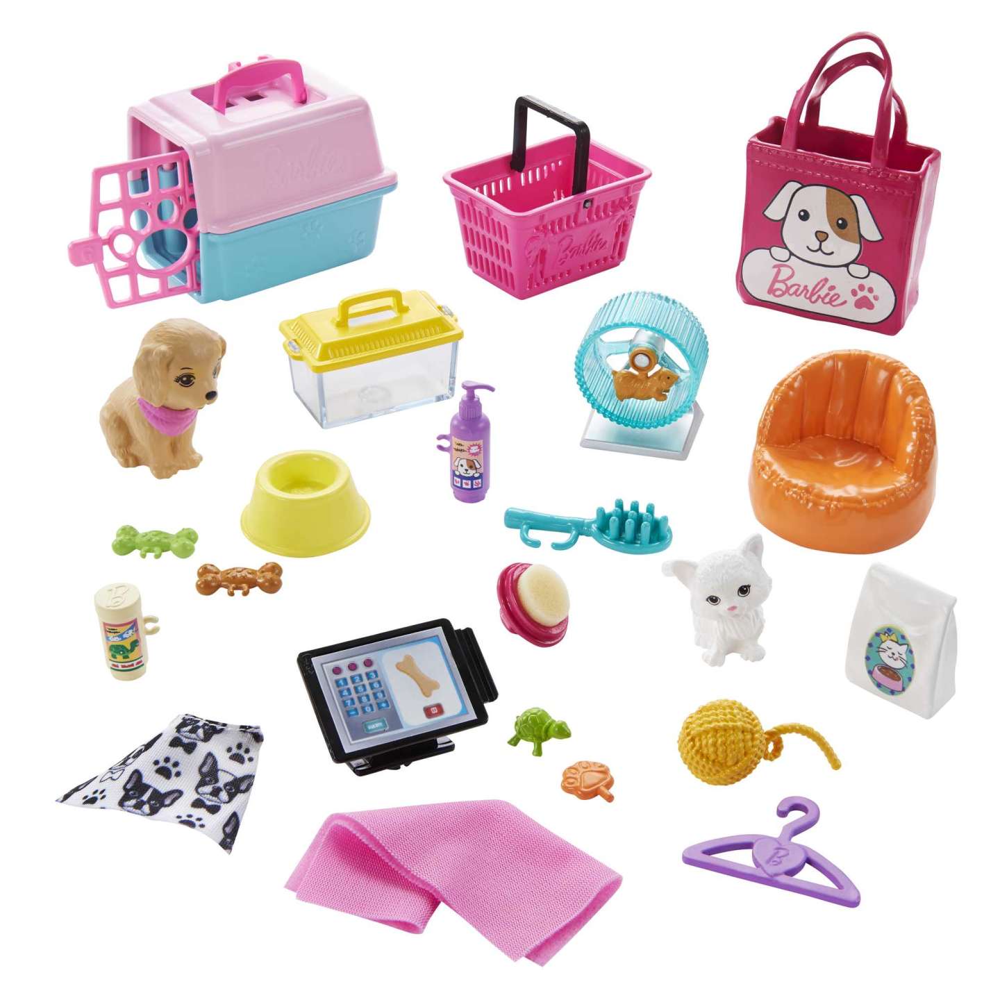 GRG90 Barbie Doll and Pet Boutique Playset