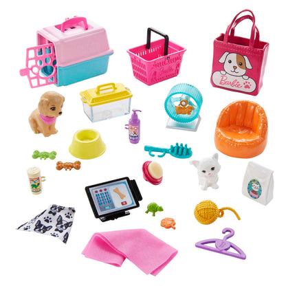 GRG90 Barbie Doll and Pet Boutique Playset