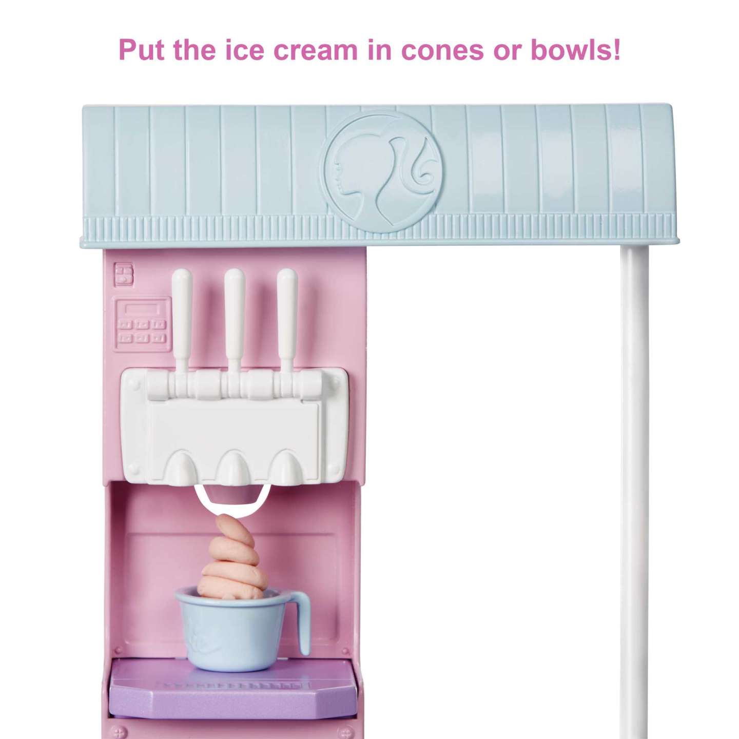 HCN46 Barbie Ice Cream Shop Playset